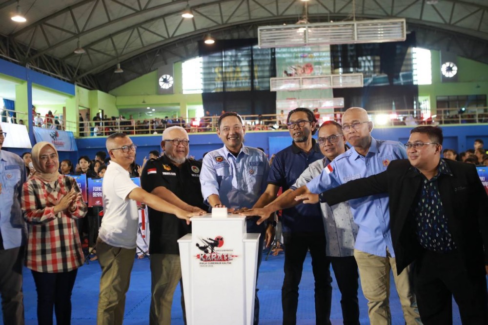 Kejurprov Karate Piala Gubernur 2025, Wagub Seno Berpesan Junjung Sportivitas Bertanding