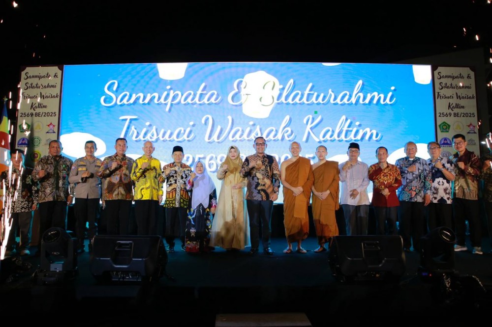 Perayaan Trisuci Waisak Kaltim, Wagub Seno : Sannipata Simbol Kebersamaan Umat Buddha