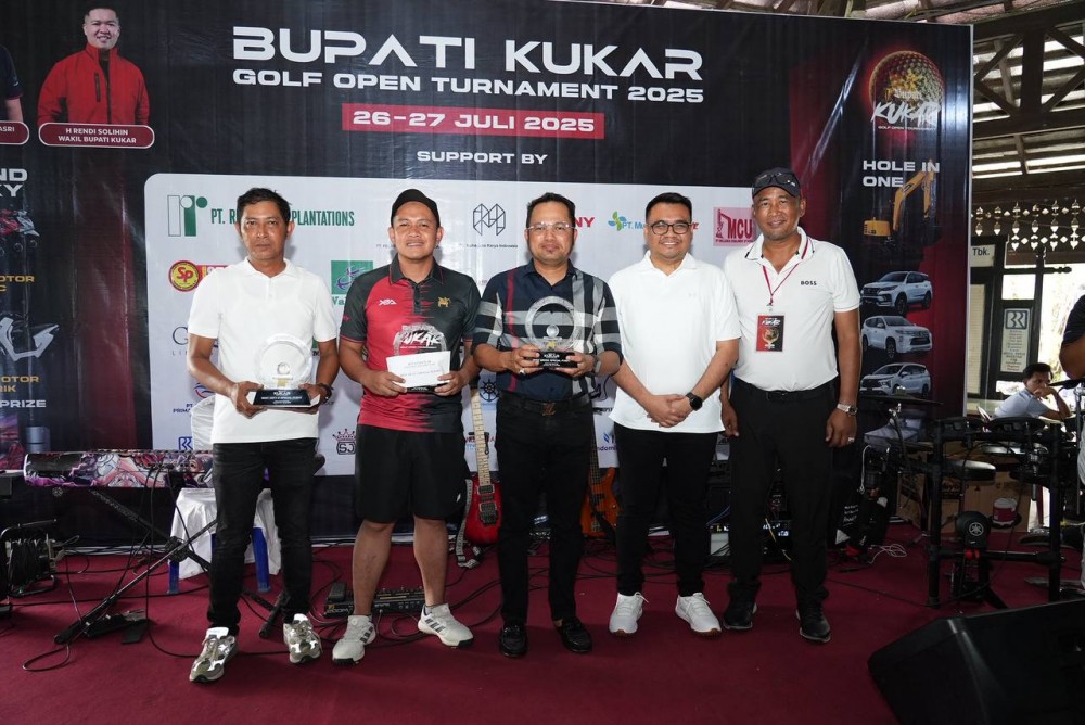 Bupati Kukar Golf Open Turnamen 2025, Gubernur Harum : Kedepan Turnamen Digelar di Pulau Kumala