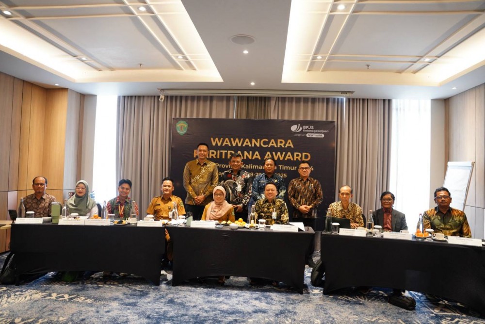 7 Kabupaten Kota Ikuti Penilaian Kandidat Paritrana Award 2024