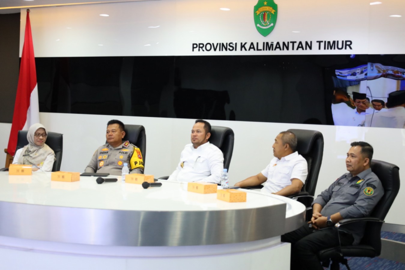 Peresmian Logo dan Tema HUT ke-80 Republik Indonesia, Gubernur Harum : Kaltim Siap Rayakan HUT Republik Indonesia