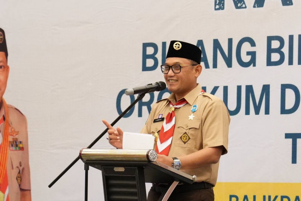 Rakornas Pramuka 2025 di Balikpapan, Wagub Seno Tekankan Pembinaan Karakter