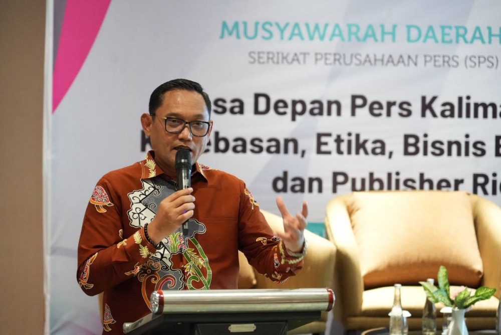 Buka Musdaprovlub SPS Kaltim, Wagub Seno Dorong Pers Mandiri dan Beretika
