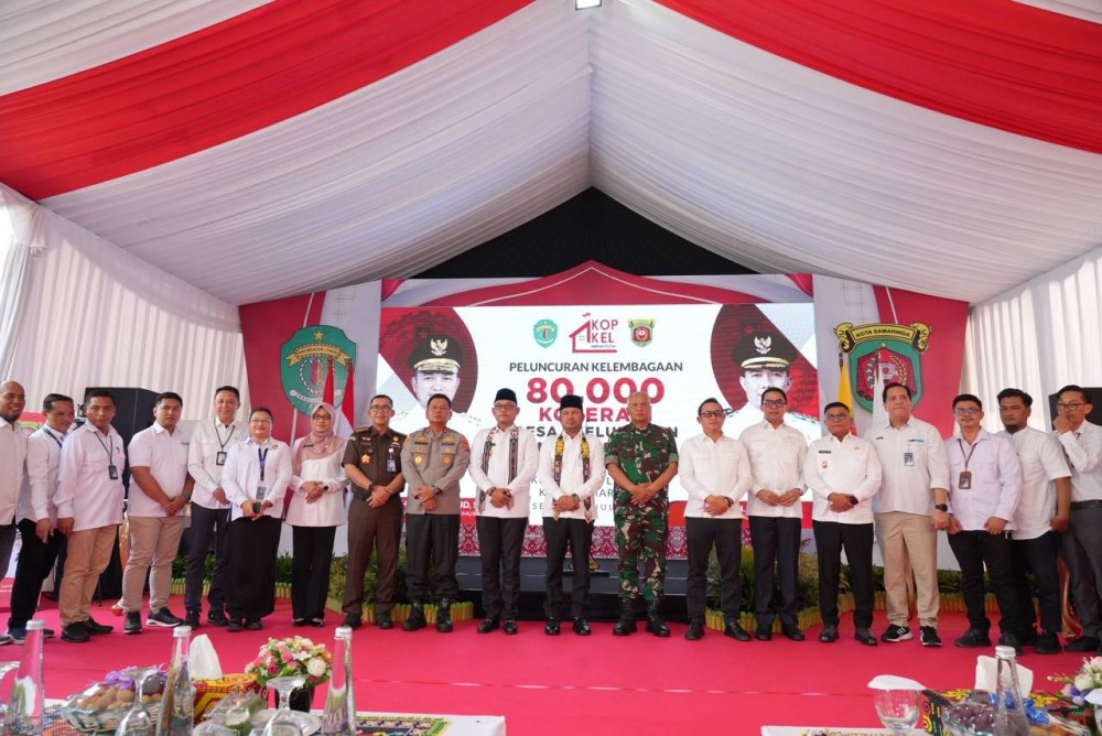 Kelembagaan Koperasi Merah Putih di Kaltim Terbentuk 100 Persen, Gubernur Harum : Koperasi Alat Perjuangan Ekonomi Rakyat