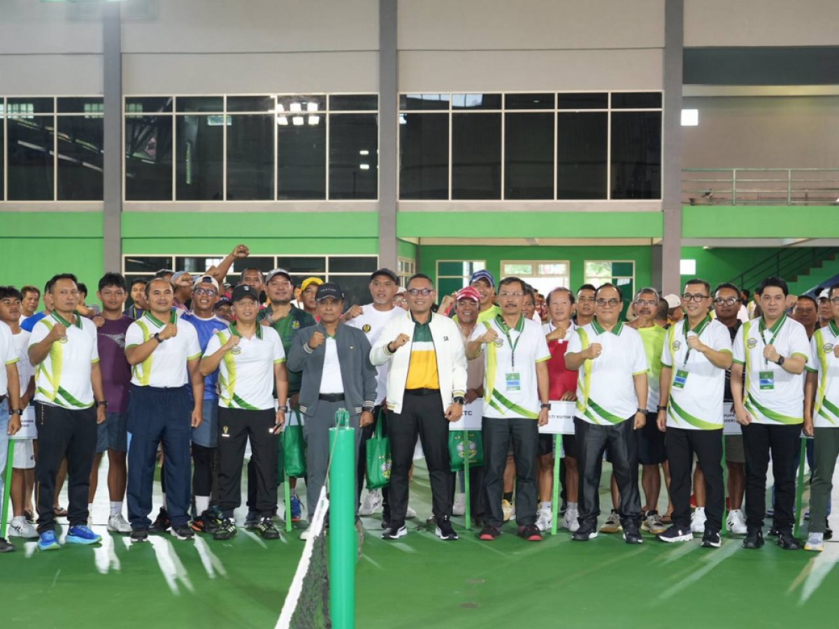 Turnamen Tenis Kajati Kaltim II, Wagub Seno Berharap Atlet Berprestasi Dibina KONI