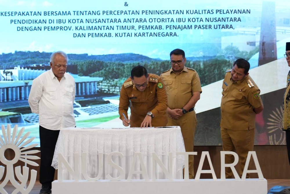 Teken Kerja Sama Pendidikan dengan OIKN, Wagub Seno  Ingatkan Pentingnya Pembinaan Warga Sekitar IKN