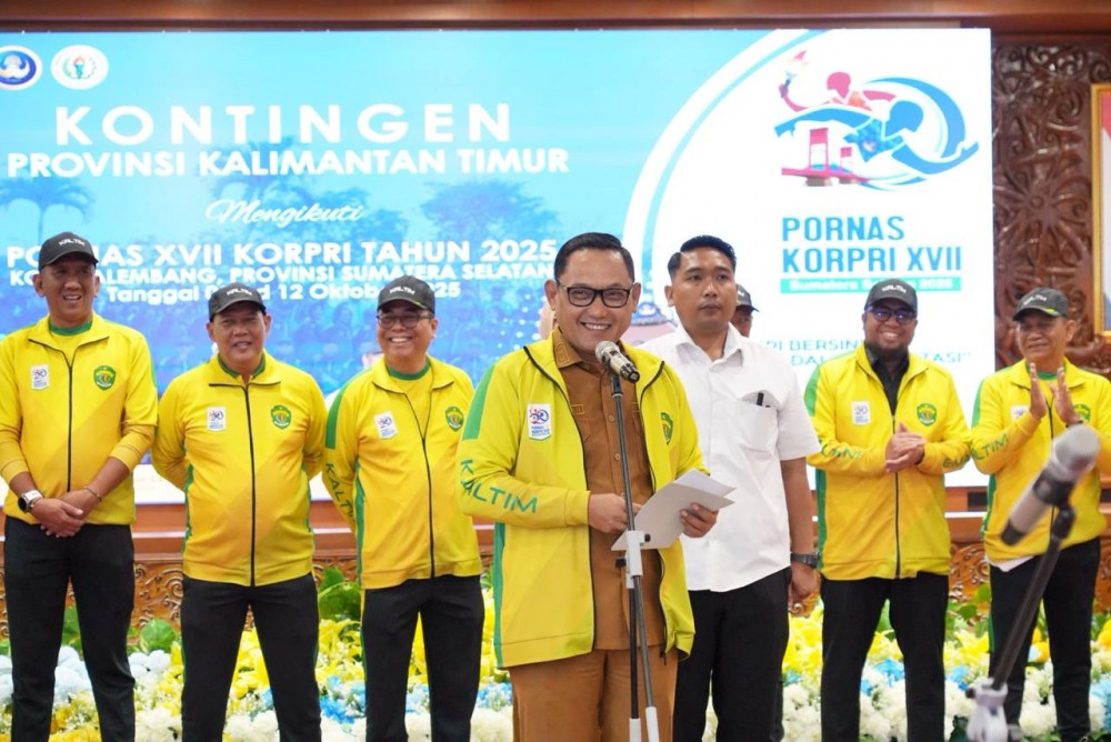 Kaltim Target 3 Besar Pornas Korpri 2025 di Sumatera Selatan