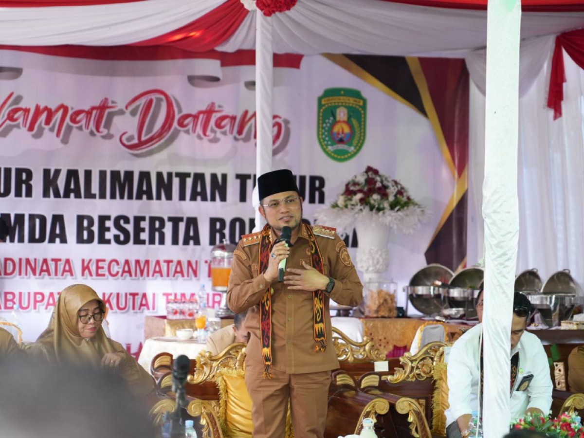 Kunjungi Dusun Sidrap Kutai Timur, Gubernur Harum : Pastikan SPM Berjalan Maksimal
