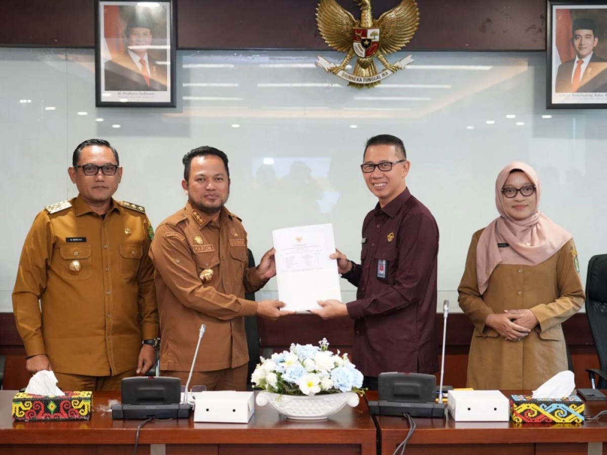 Entry Meeting Pemeriksaan BPK Perwakilan Kaltim, Gubernur Harum Tegaskan Komitmen Transparansi Keuangan Daerah