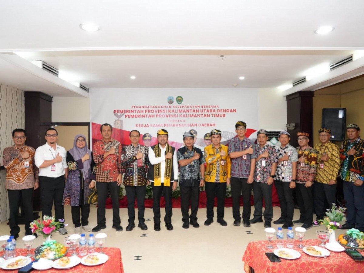 Kaltim - Kaltara Kerja Sama Pembangunan Daerah, Gubernur Kaltara Terima Kasih ke Gubernur Kaltim, Jalan Perbatasan Sudah Tidak Berminggu-minggu