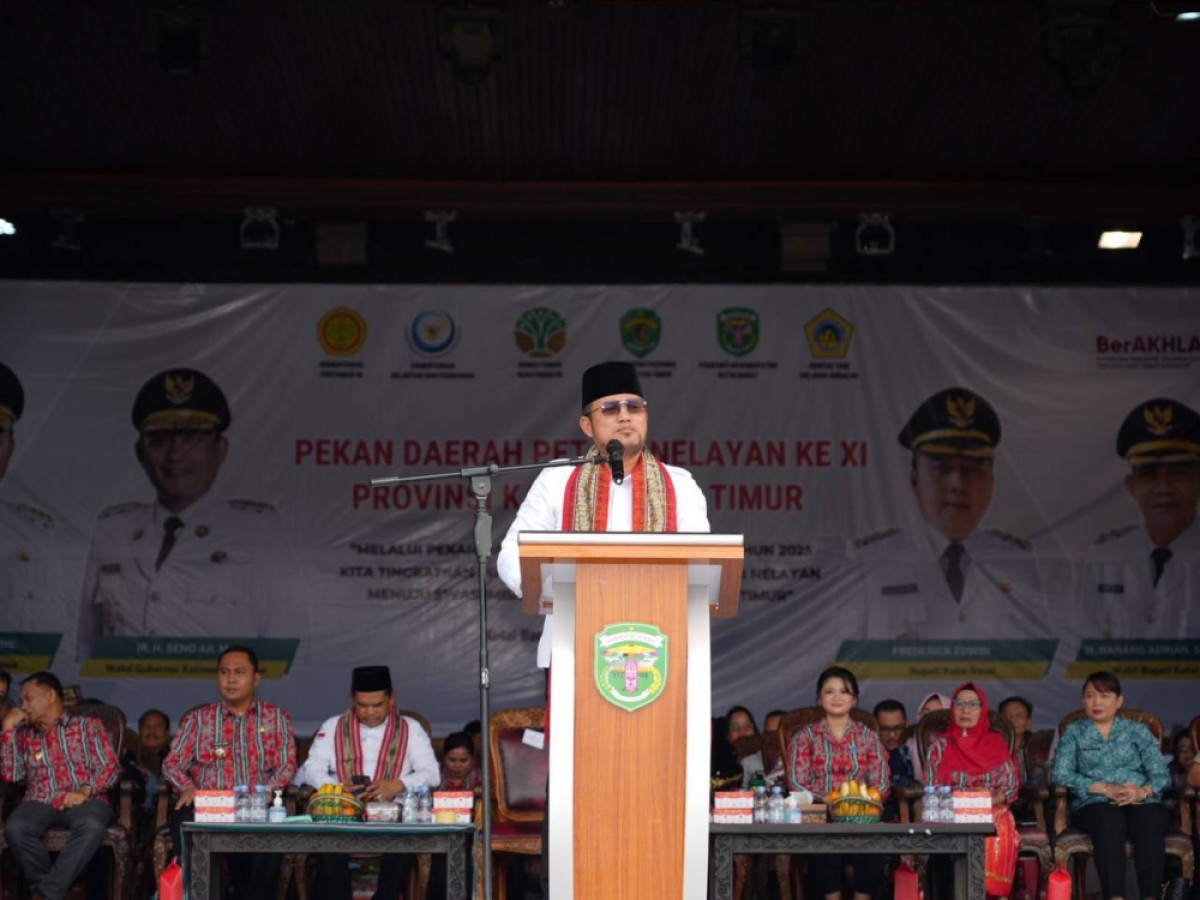 Peda XI Petani Nelayan Kalimantan Timur 2025, Gubernur Harum: Jangan Biarkan Lahan Tidur